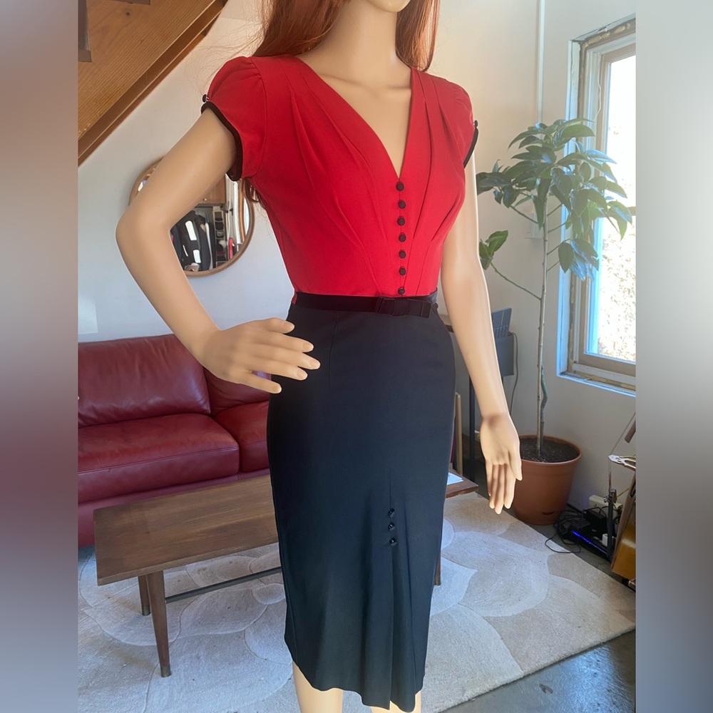 Stop Staring! Red and Black Juicy Dress Sz S